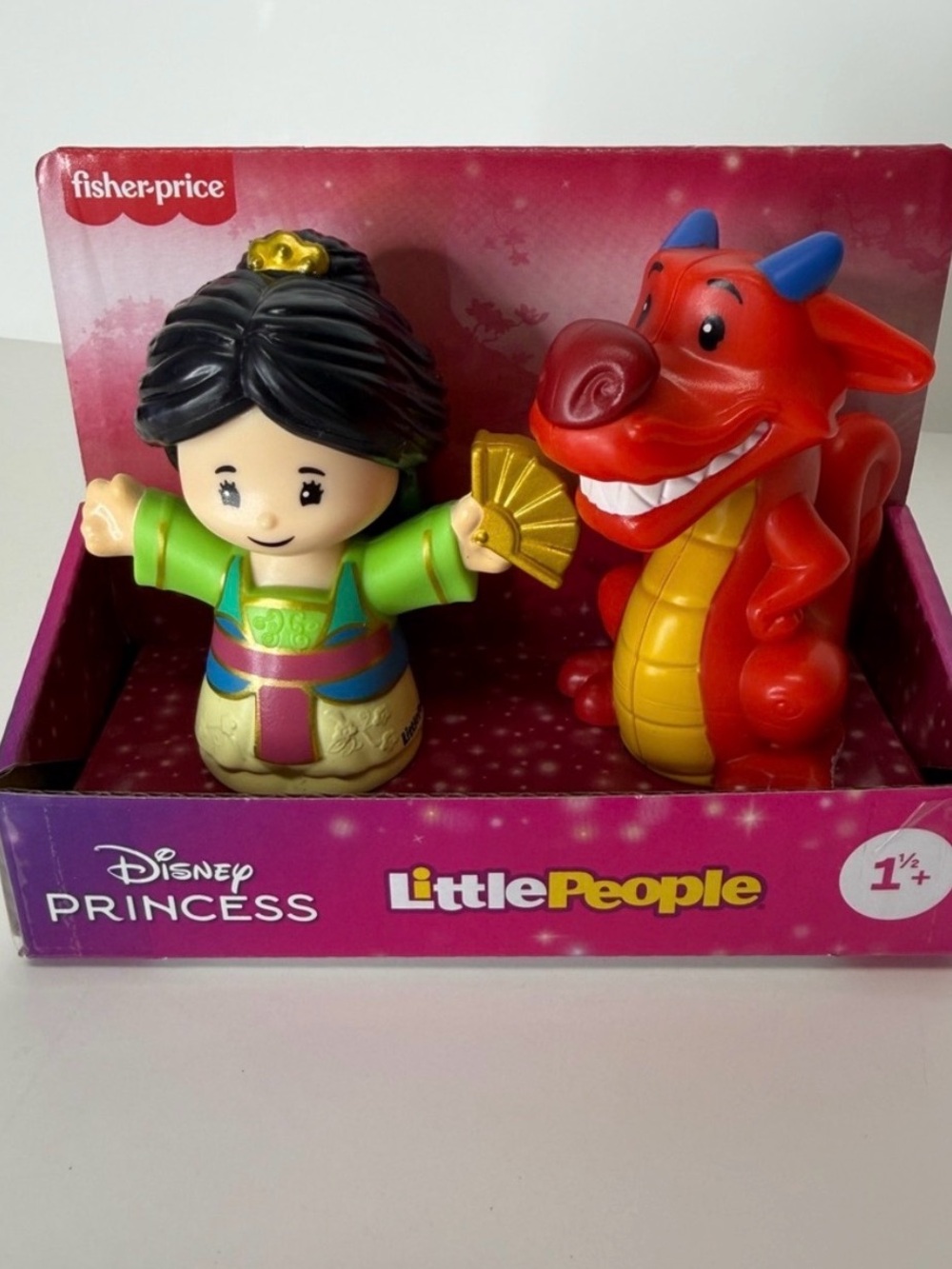 Fisher-Price Disney Princess Mulan & Mushu Little People Toy Set